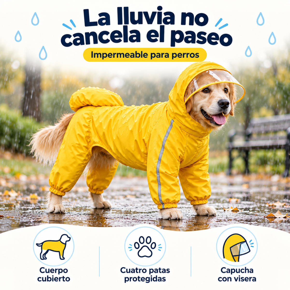 Impermeable para perro